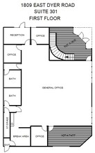 1809 E Dyer Rd, Santa Ana, CA for rent Floor Plan- Image 1 of 1