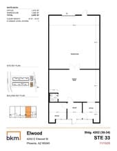 4202 E Elwood St, Phoenix, AZ to rent Floor Plan- Image 1 of 4