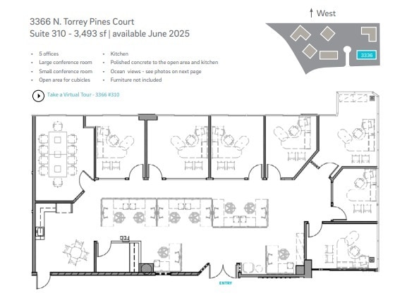 3333 N Torrey Pines Ct, La Jolla, CA for rent Floor Plan- Image 1 of 1