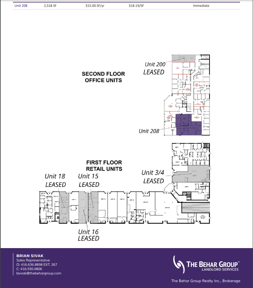 390 Steeles Ave W, Vaughan, ON for rent Floor Plan- Image 1 of 1