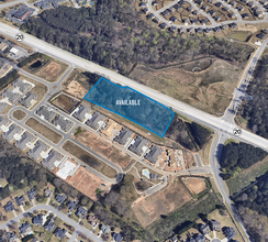 2825 Loganville Hwy, Loganville, GA - aerial  map view