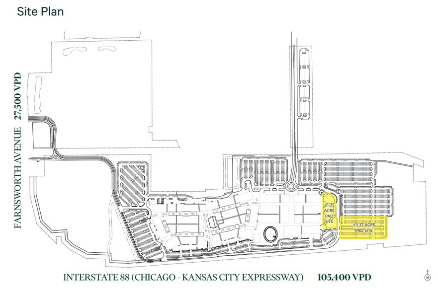 1650 Premium Outlet Blvd, Aurora, IL for rent - Site Plan - Image 2 of 2