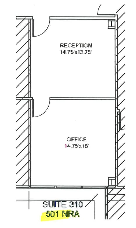 2100 Travis St, Houston, TX to rent Floor Plan- Image 1 of 1