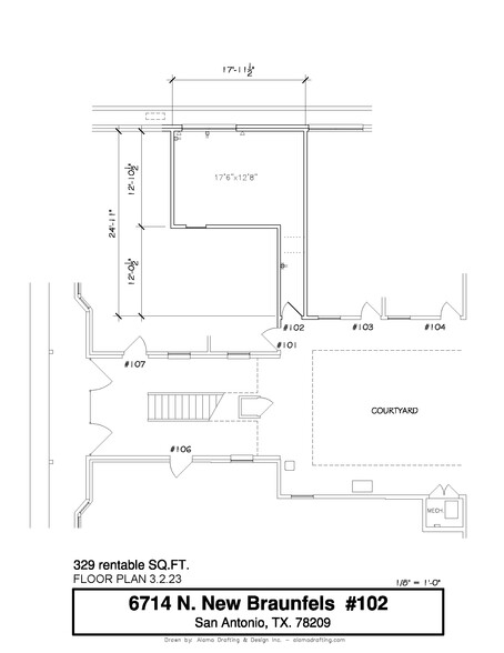 6714 N New Braunfels Ave, San Antonio, TX for rent - Floor Plan - Image 2 of 7