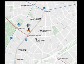 401 Washington St, Boston, MA - AERIAL  map view - Image1