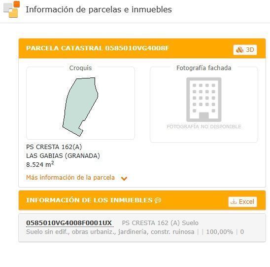 Paseo de la Cresta, 1P, Las Gabias, Granada for sale - Site Plan - Image 2 of 3
