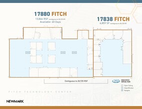 17838-17880 Fitch, Irvine, CA for rent Floor Plan- Image 1 of 1