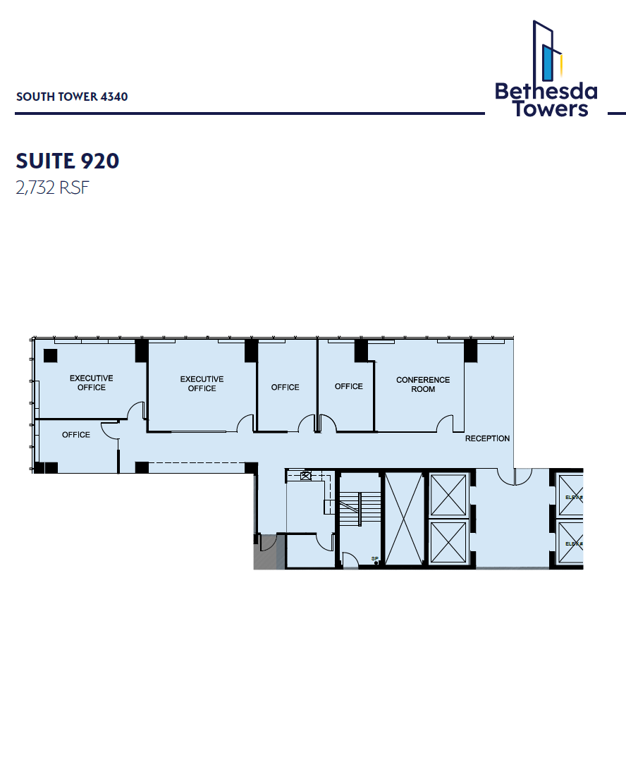 4340 East-West Hwy, Bethesda, MD to rent Floor Plan- Image 1 of 1