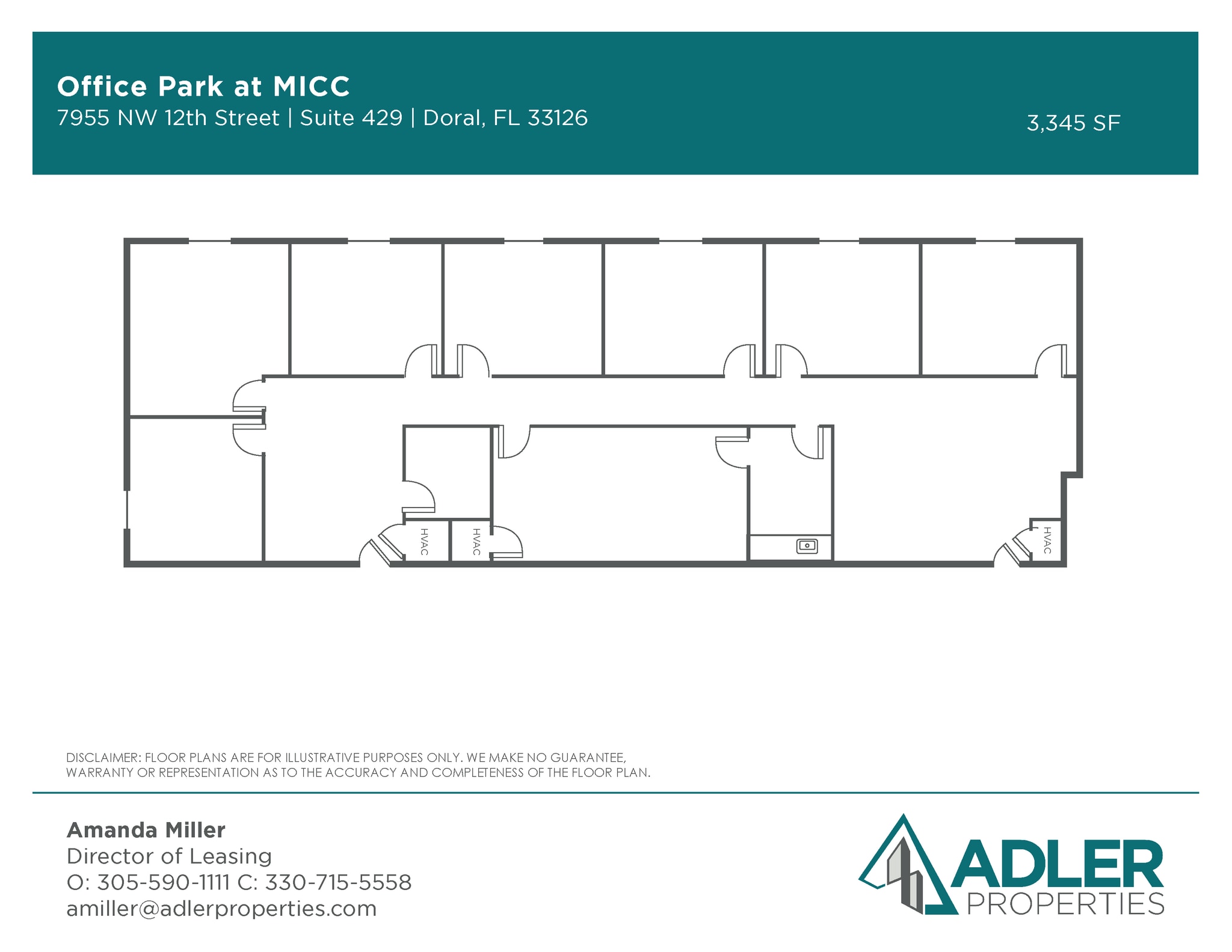 7925 NW 12th St, Doral, FL to rent Floor Plan- Image 1 of 1
