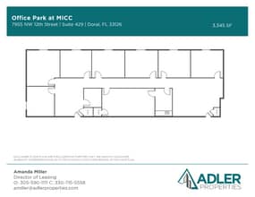 7925 NW 12th St, Doral, FL to rent Floor Plan- Image 1 of 1