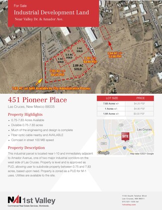 More details for 451 Pioneer Pl, Las Cruces, NM - Land for Sale