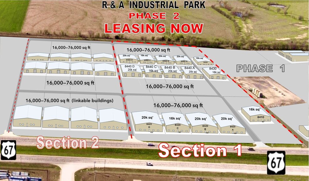 R&A Industrial Phase II, Section 1, Alvarado, TX for rent - Building Photo - Image 1 of 14