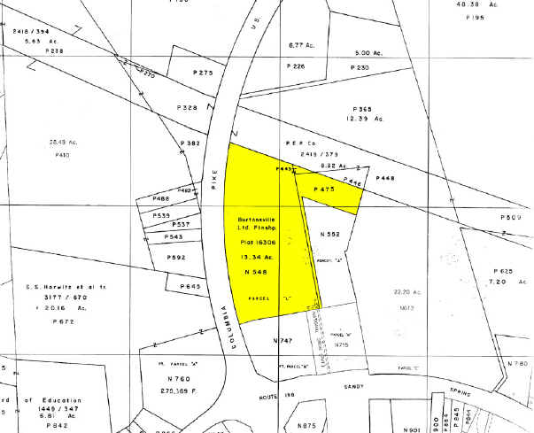 15707-15791 Columbia Pike, Burtonsville, MD for sale - Plat Map - Image 1 of 1