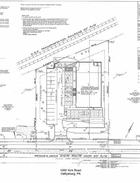 1060 York Rd, Gettysburg, PA for rent - Site Plan - Image 2 of 8