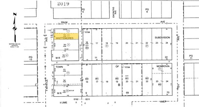 306 S Myrtle Ave, Monrovia, CA for sale Plat Map- Image 1 of 1