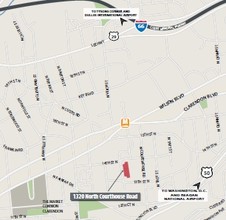 1320 N Courthouse Rd, Arlington, VA - aerial  map view