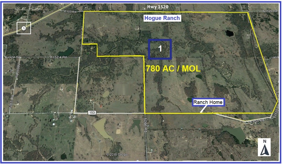 26420 County Road 1520, Allen, OK for sale - Aerial - Image 1 of 2