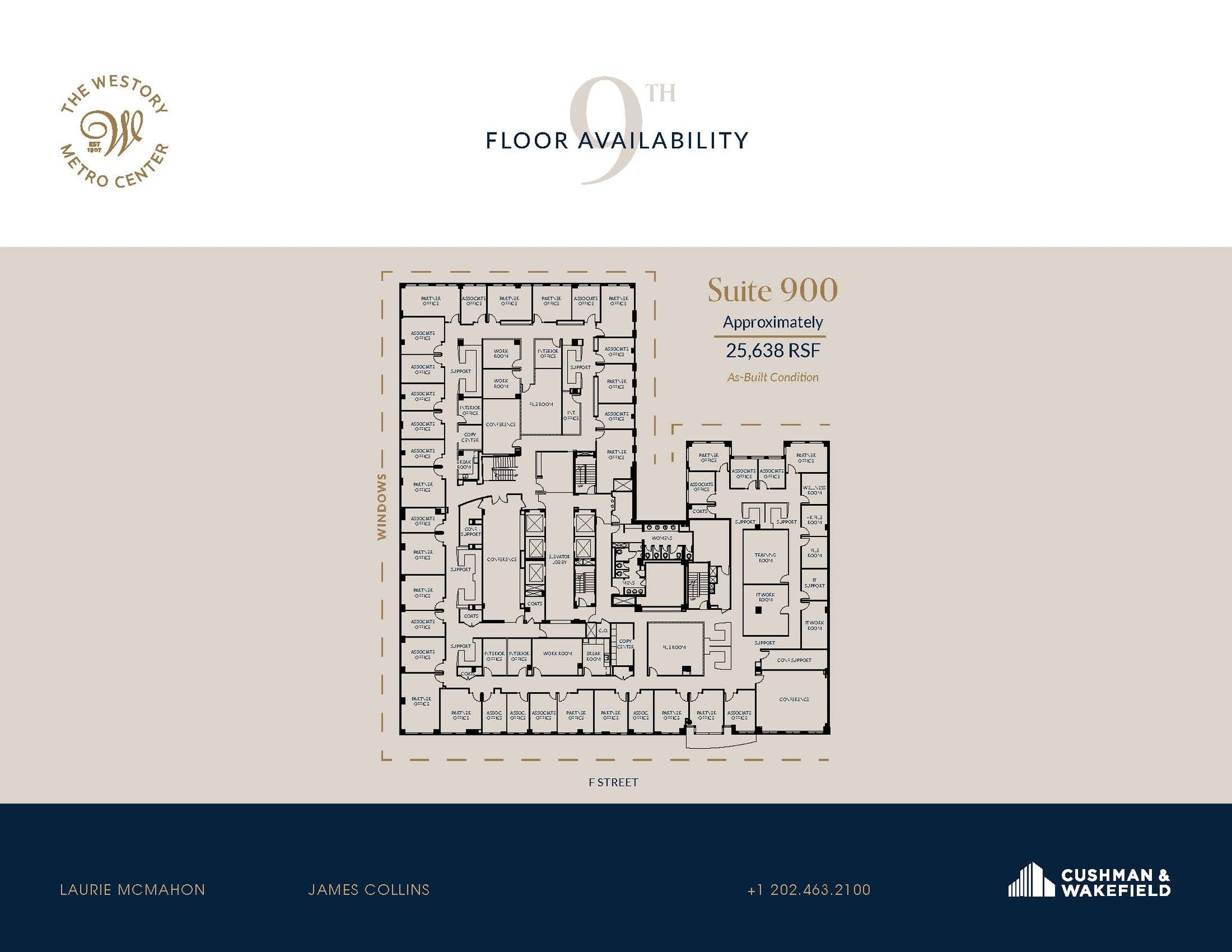 607 14th St NW, Washington, DC to rent Floor Plan- Image 1 of 2