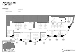 633 W 5th St, Los Angeles, CA for rent Floor Plan- Image 2 of 4