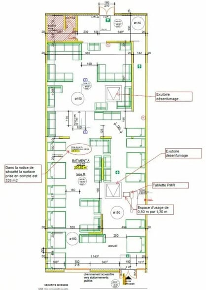 Retail in Mérignac to rent - Floor Plan - Image 3 of 4