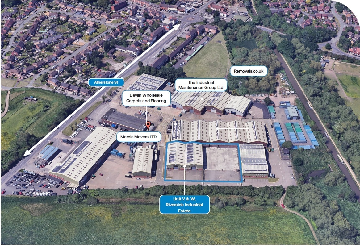 Atherstone St, Tamworth to rent Aerial- Image 1 of 5