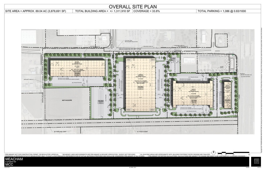 2300 Meacham Blvd, Fort Worth, TX for rent - Floor Plan - Image 1 of 1