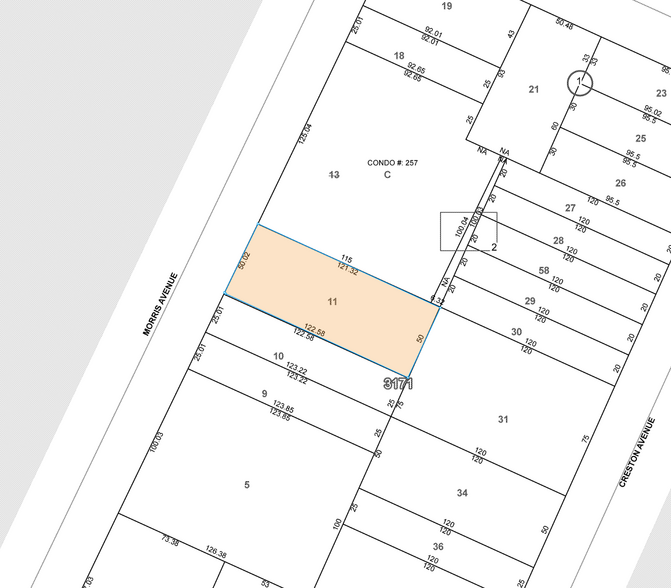 2260 Morris Ave, Bronx, NY for sale - Plat Map - Image 2 of 2