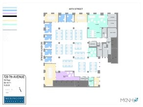 729 Seventh Ave, New York, NY to rent Site Plan- Image 1 of 1