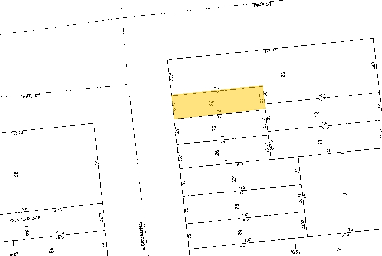 107 E Broadway, New York, NY for sale - Plat Map - Image 3 of 3