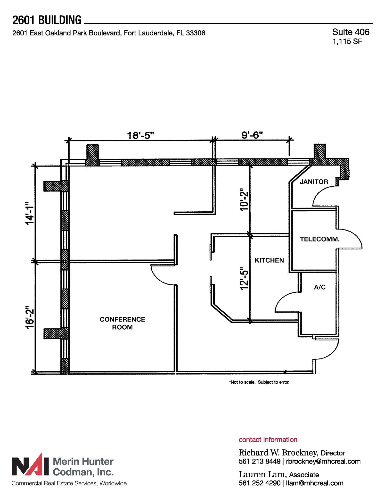 2601 E Oakland Park Blvd, Fort Lauderdale, FL to rent Floor Plan- Image 1 of 7