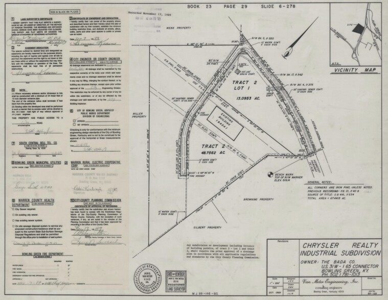 759 Hennessy Way, Bowling Green, KY for rent - Plat Map - Image 2 of 2