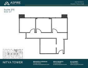 2211 Norfolk St, Houston, TX for rent Floor Plan- Image 1 of 1