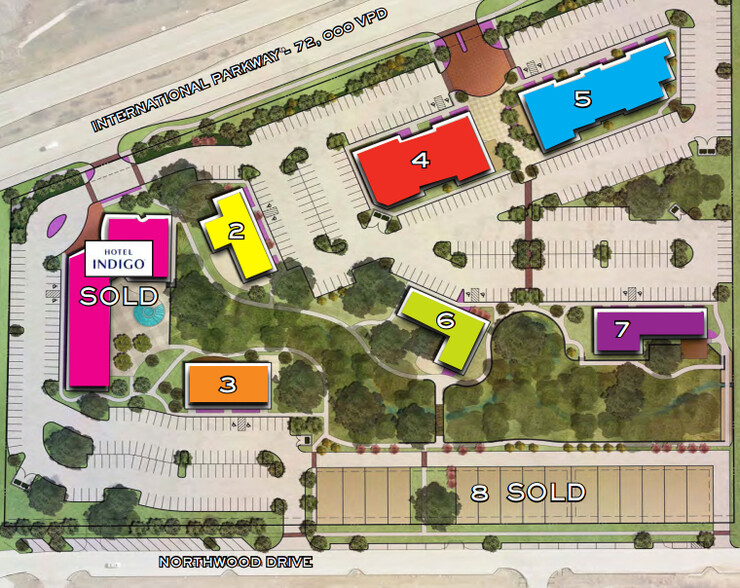 841 International Pky, Flower Mound, TX for sale - Site Plan - Image 1 of 1