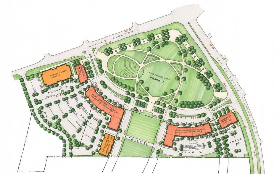 340 Town Center Ave, Suwanee, GA for rent - Site Plan - Image 3 of 3