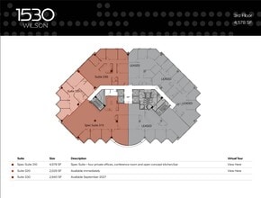 1530 Wilson Blvd, Arlington, VA to rent Floor Plan- Image 1 of 1