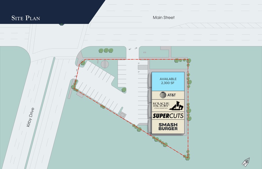 7811 Main St, Houston, TX for rent - Site Plan - Image 2 of 2