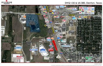 SWQ US-380 & I-35, Denton, TX for sale Aerial- Image 1 of 2