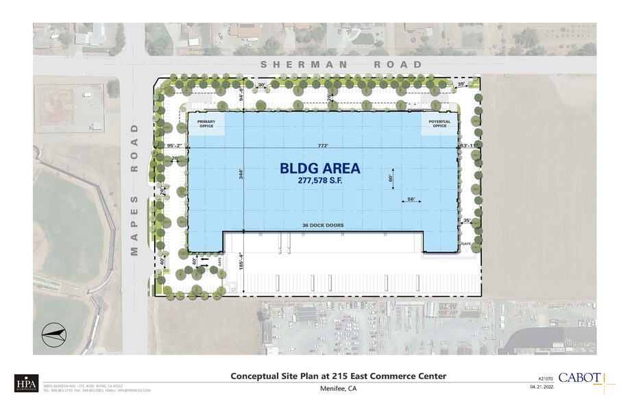 27435 Mapes Road, Menifee, CA for rent - Site Plan - Image 2 of 3