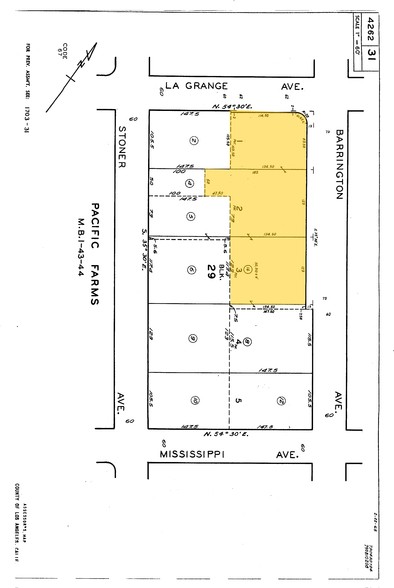 2001 S Barrington Ave, Los Angeles, CA for rent - Floor Plan - Image 3 of 10