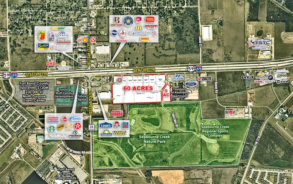 US 59 & Hwy 36, Rosenberg, TX for sale - Building Photo - Image 1 of 1