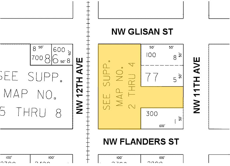 1122 NW Glisan St, Portland, OR for rent - Plat Map - Image 2 of 5