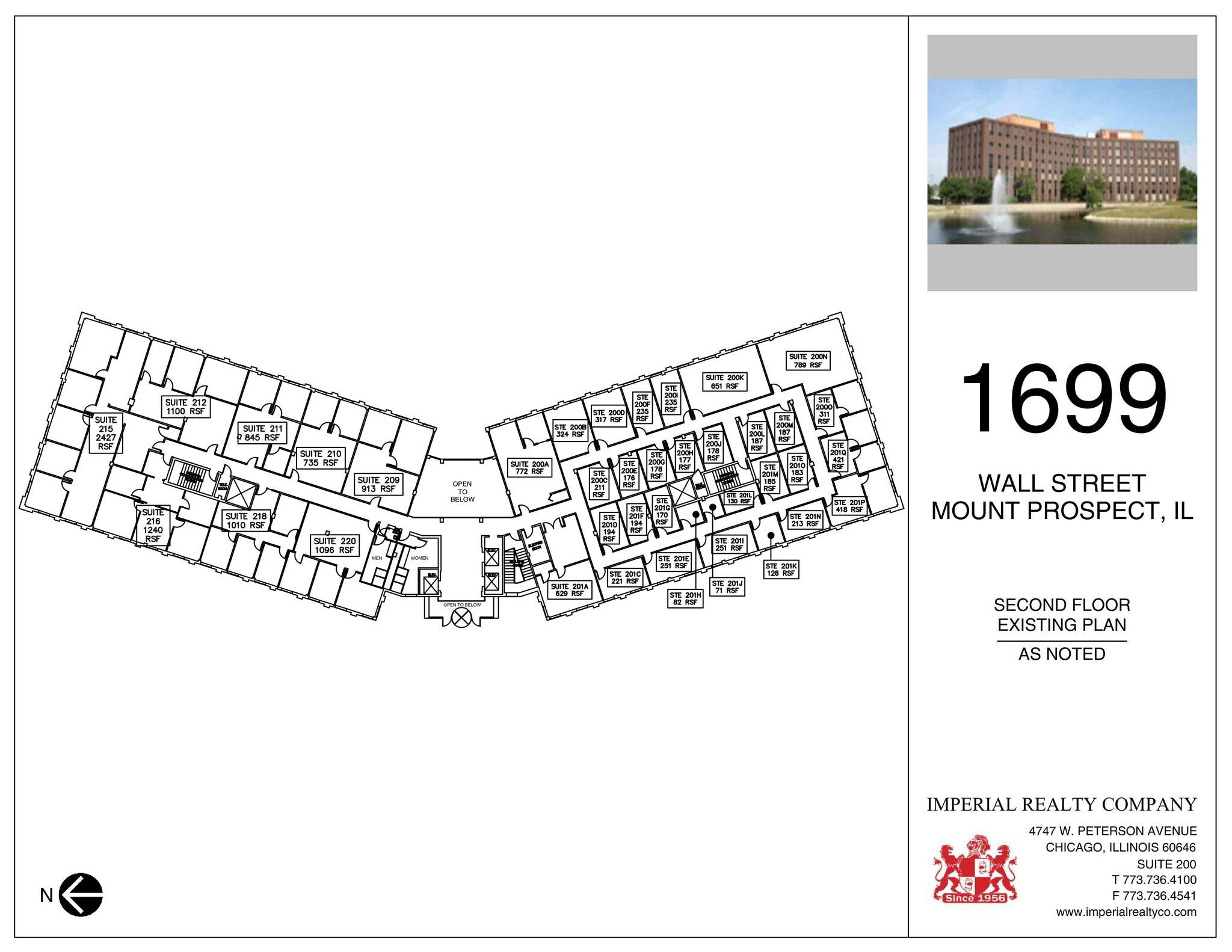 1699 Wall St, Mount Prospect, IL to rent Site Plan- Image 1 of 1