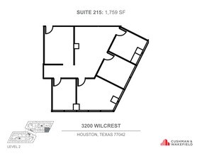 3200 Wilcrest Dr, Houston, TX for rent Floor Plan- Image 1 of 1