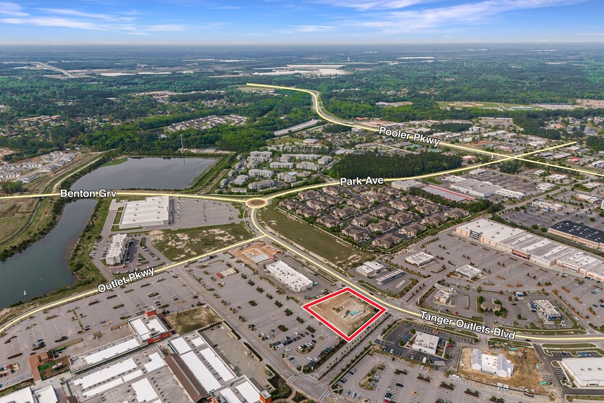 220 Tanger Outlets Blvd, Pooler, GA for rent - Aerial - Image 3 of 8