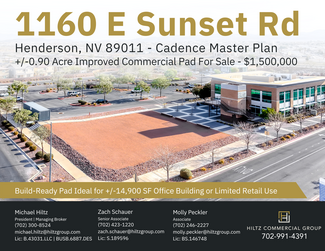 More details for 1160 E Sunset Rd, Henderson, NV - Land for Sale