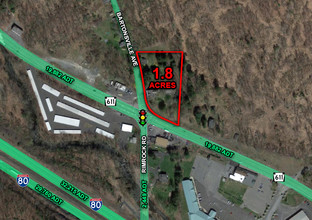 2812 Bartonsville Ave, Bartonsville, PA - aerial  map view