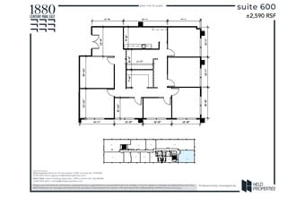 1880 Century Park E, Los Angeles, CA to rent Site Plan- Image 2 of 2