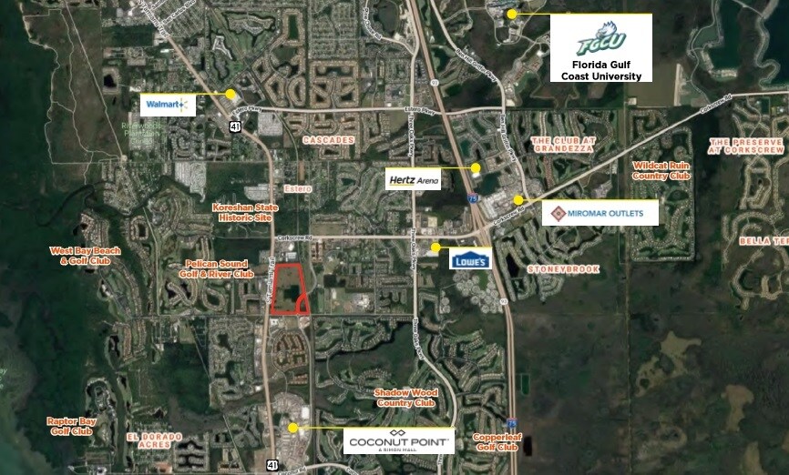 S Tamiami Trl & Williams Rd, Estero, FL for sale - Aerial - Image 2 of 7