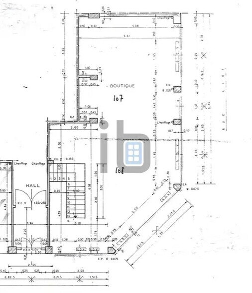 Retail in Boulogne-Billancourt to rent - Floor Plan - Image 2 of 3