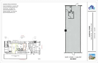 12400 Coit Rd, Dallas, TX to rent Floor Plan- Image 2 of 2